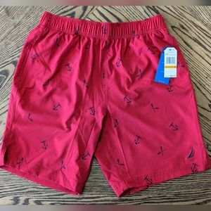 Nautica Anchor Print Swim Trunks